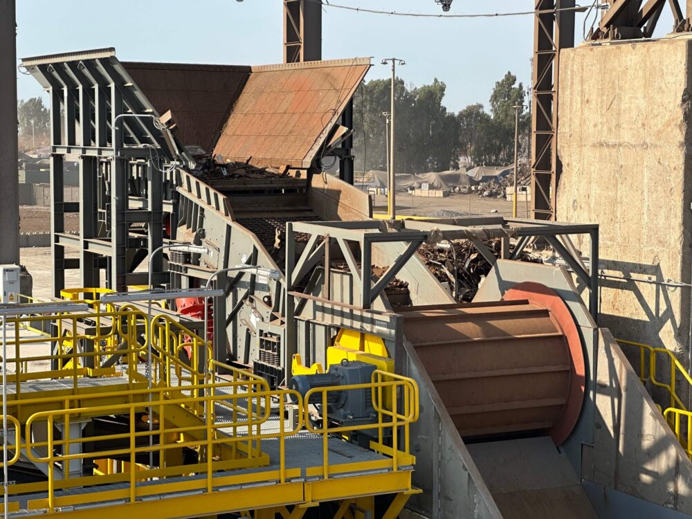 interVIB Stahlschrott Reinigungsanlage SMCP Maschine